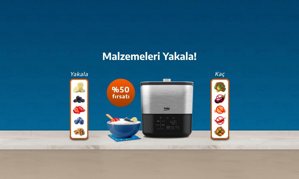 Beko Oyun Dünyası Sunar: Malzemeleri Yakala!