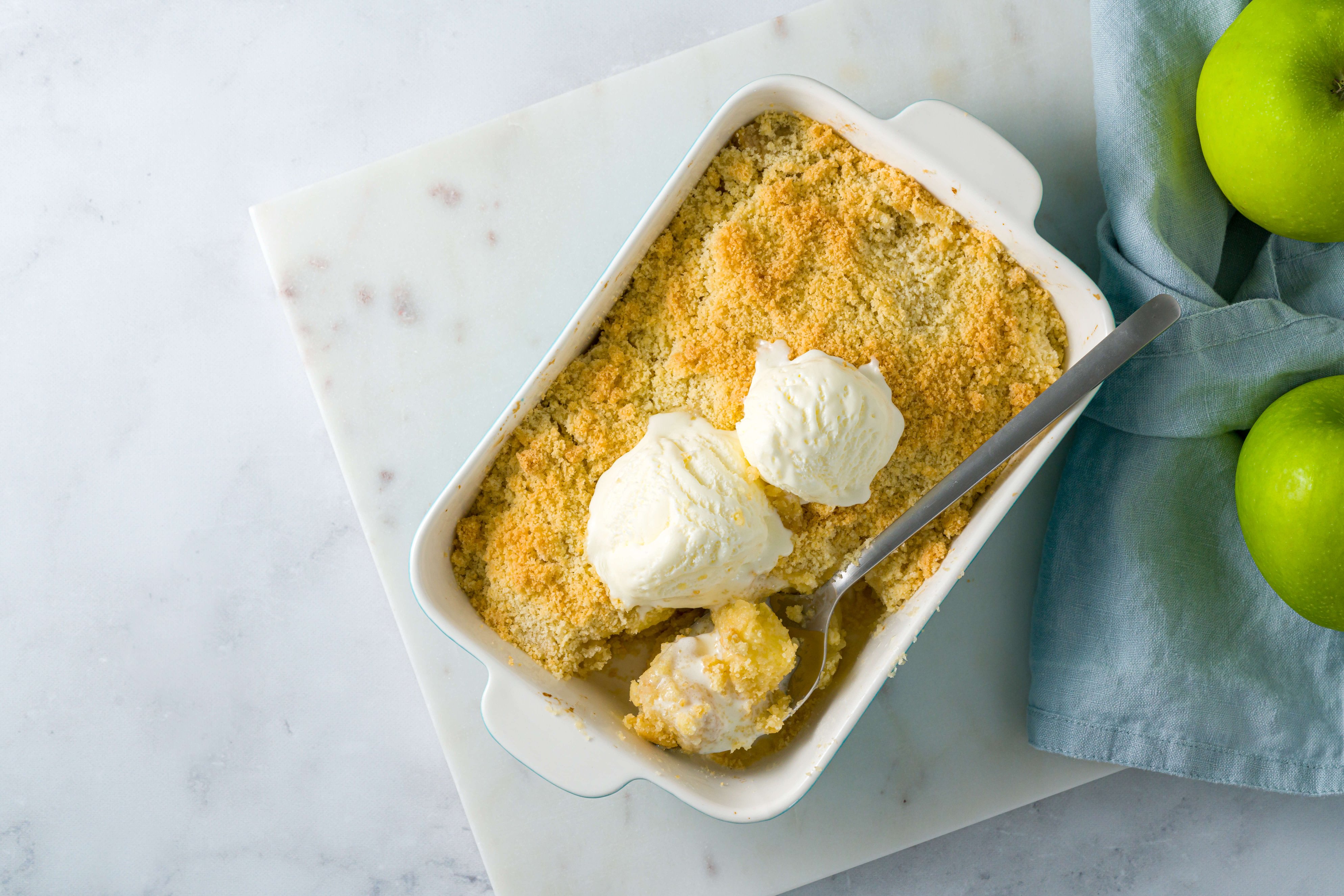 Fit Elmalı Crumble Tarifi