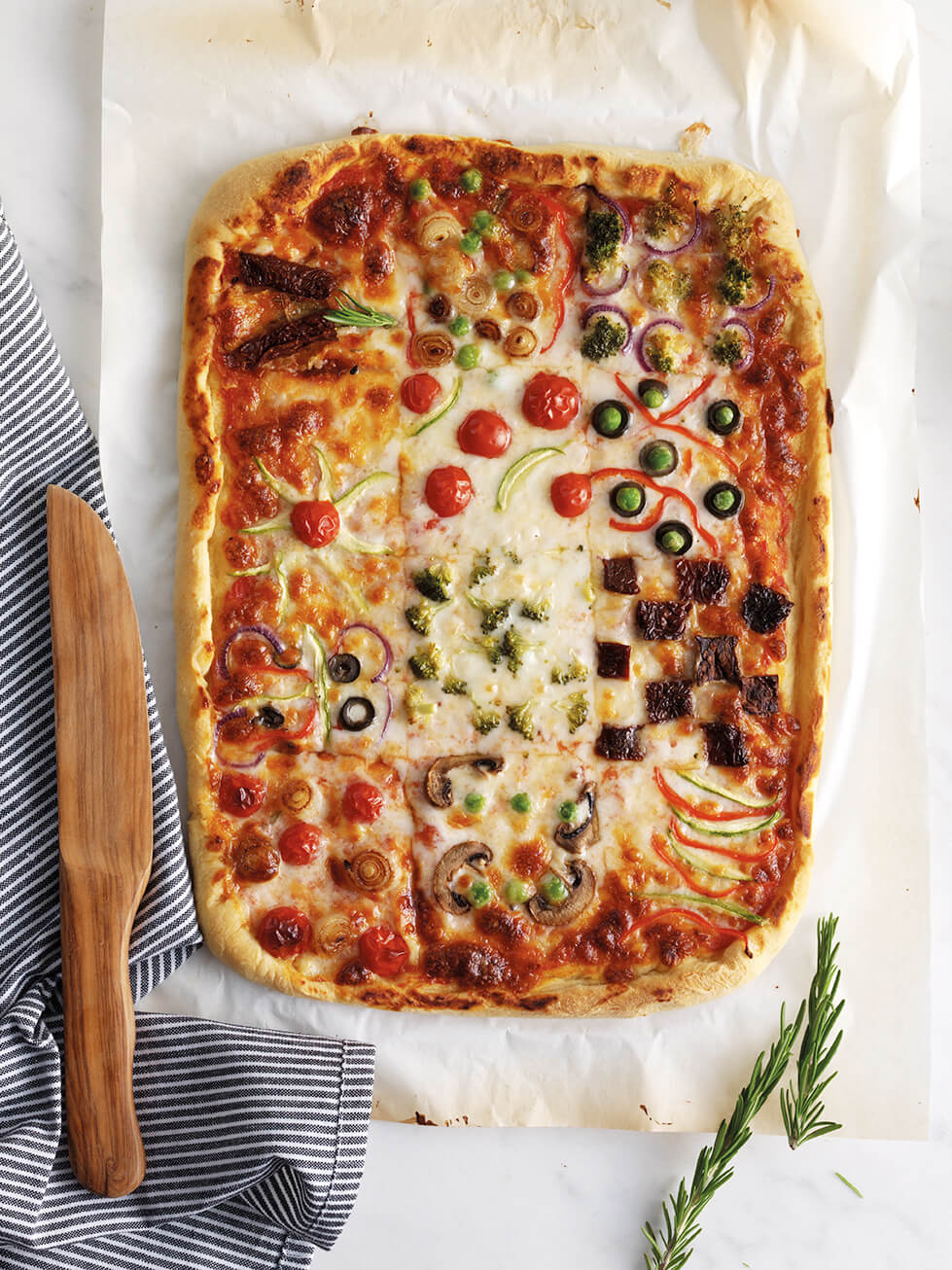 Sağlıklı Az Yağlı Pizza