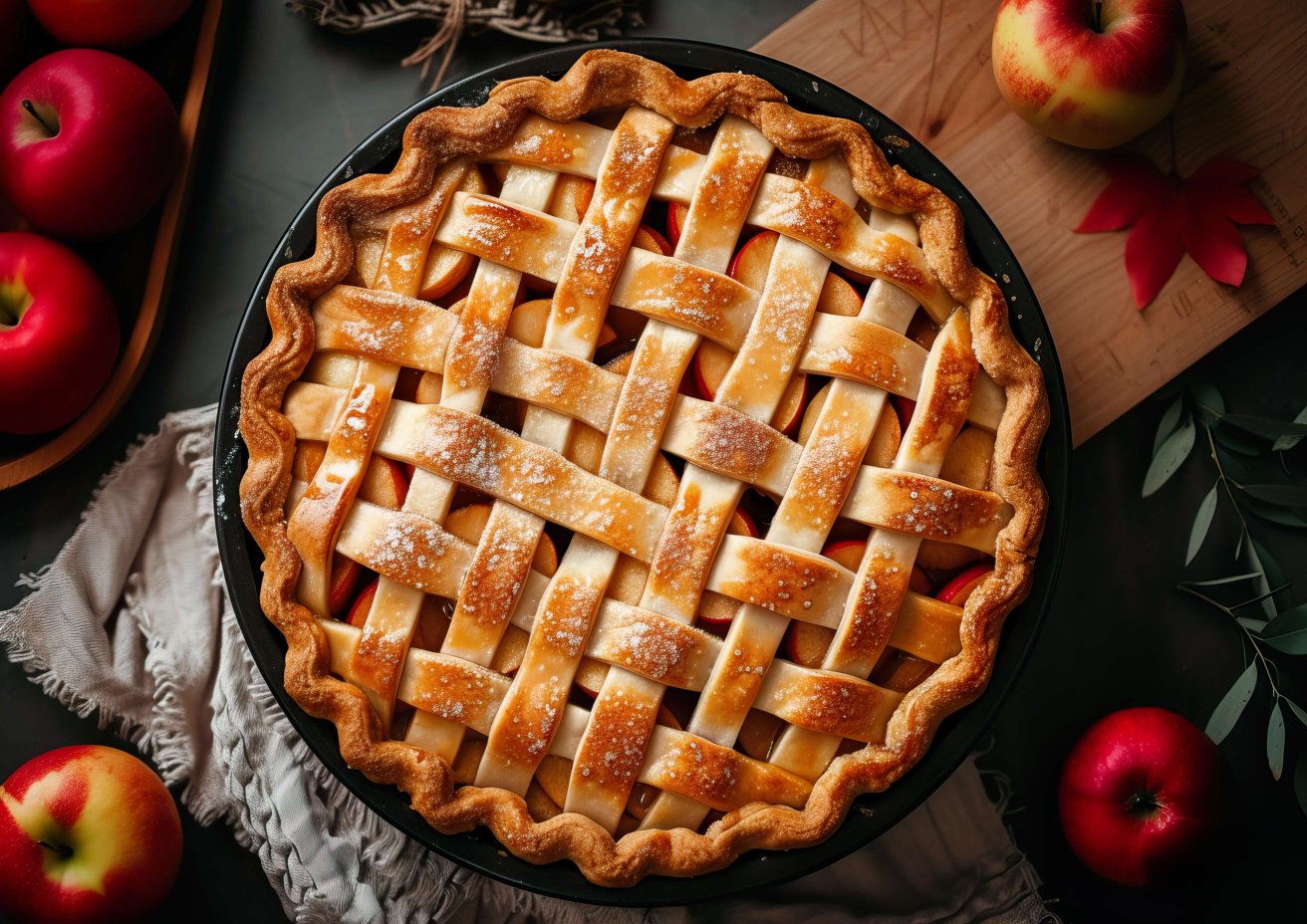 Rafine Şekersiz Elmalı Turta