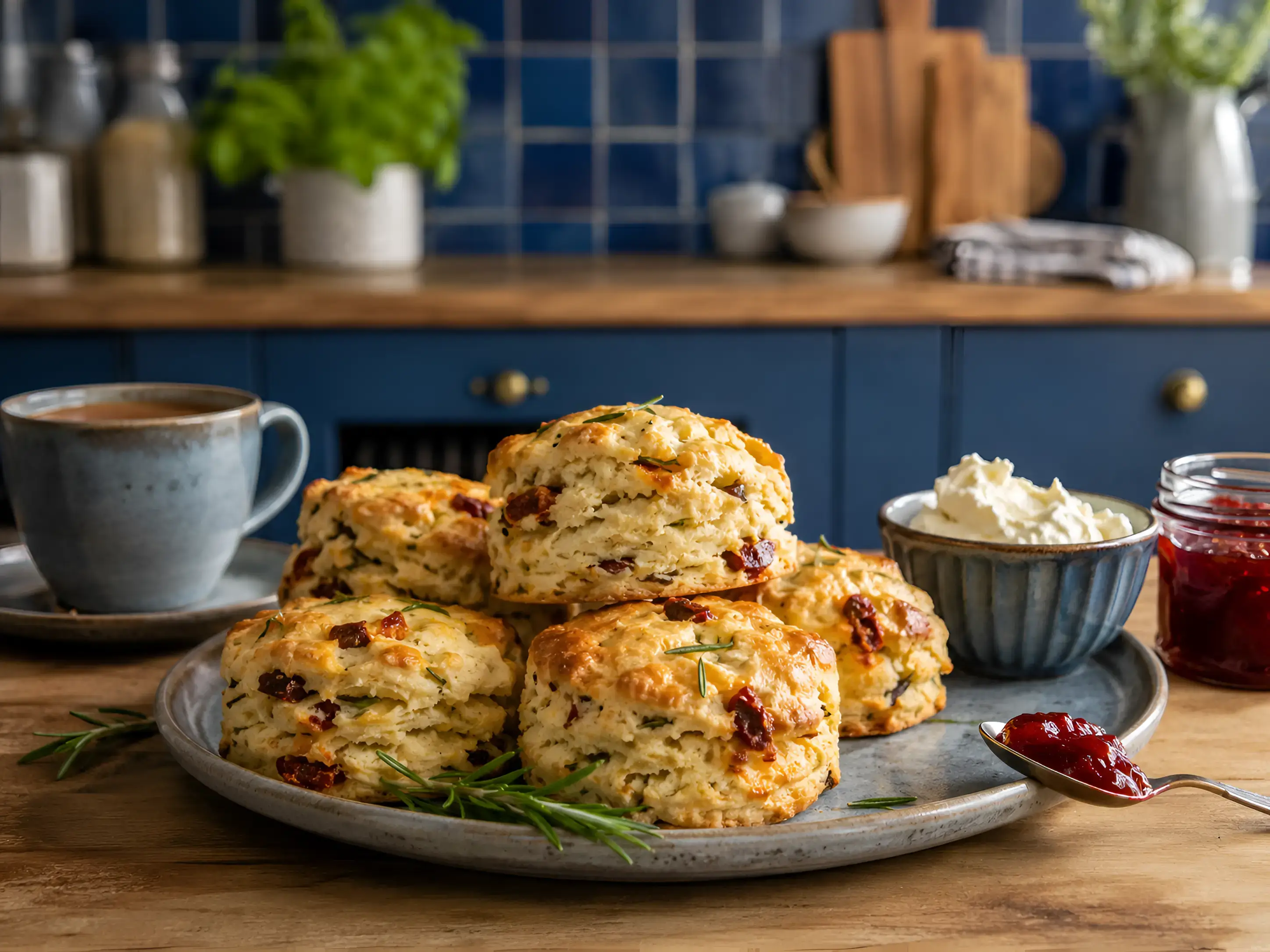 Beko HomeChef® Hamur Yoğurma Makinesi ile Biberiye ve Domatesli Scone Tarifi