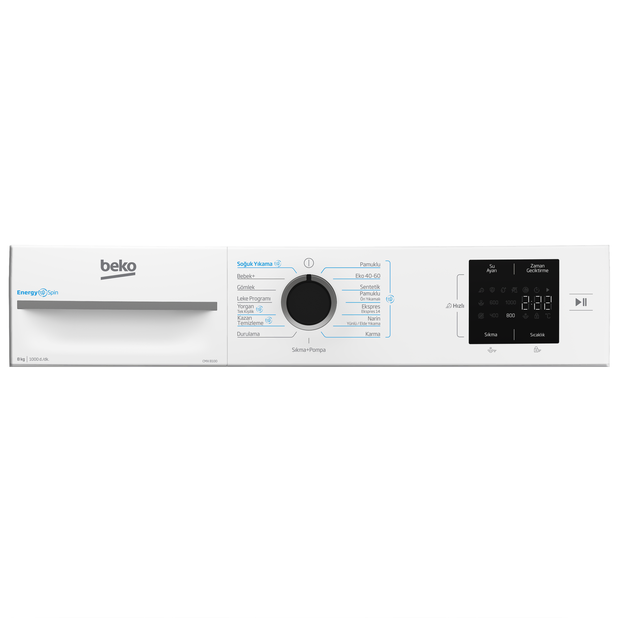 CMX 8100 8 Kg Çamaşır Makinesi