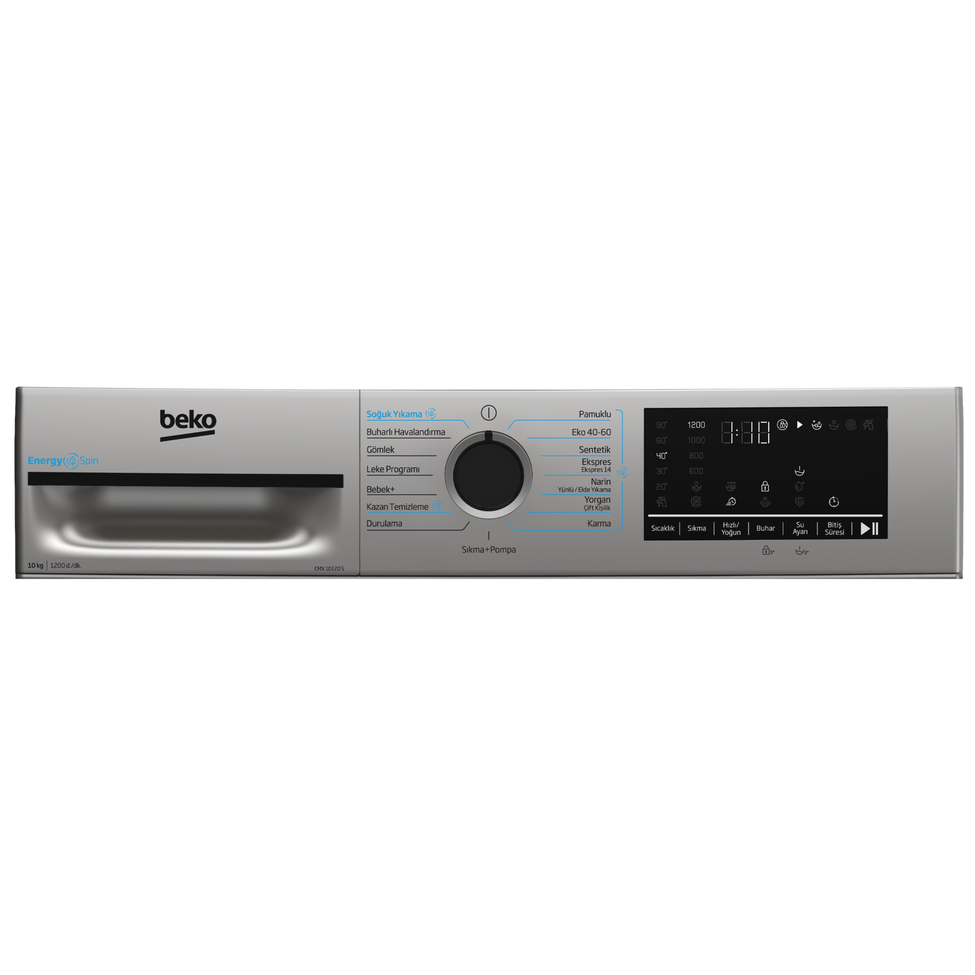 CMX 10120 S 10 Kg Çamaşır Makinesi