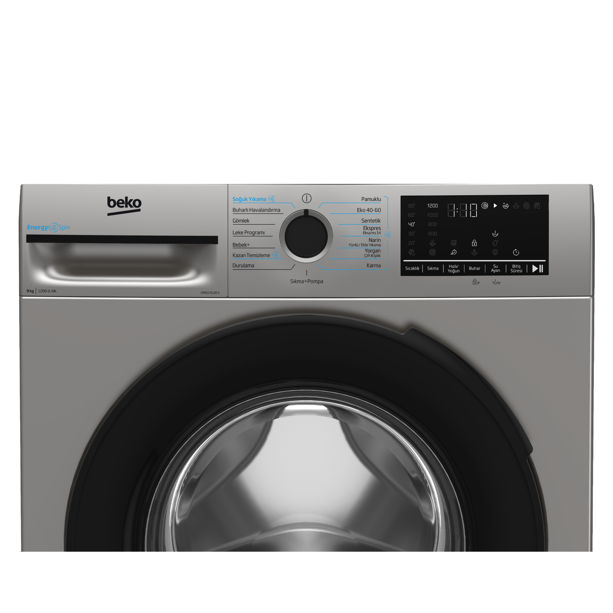 CMXD 9120 S 9 Kg Çamaşır Makinesi