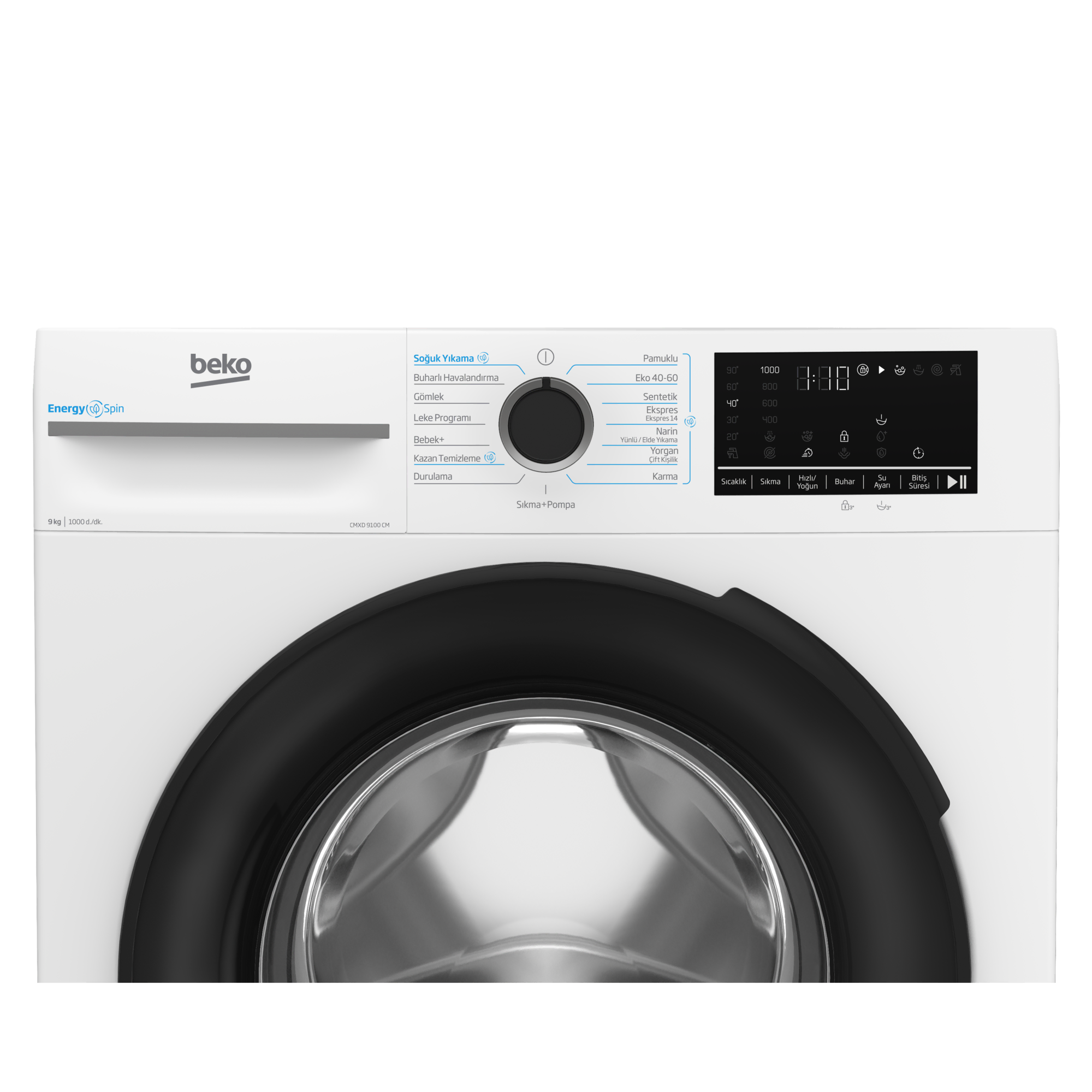 CMXD 9100 CM 9 Kg Çamaşır Makinesi