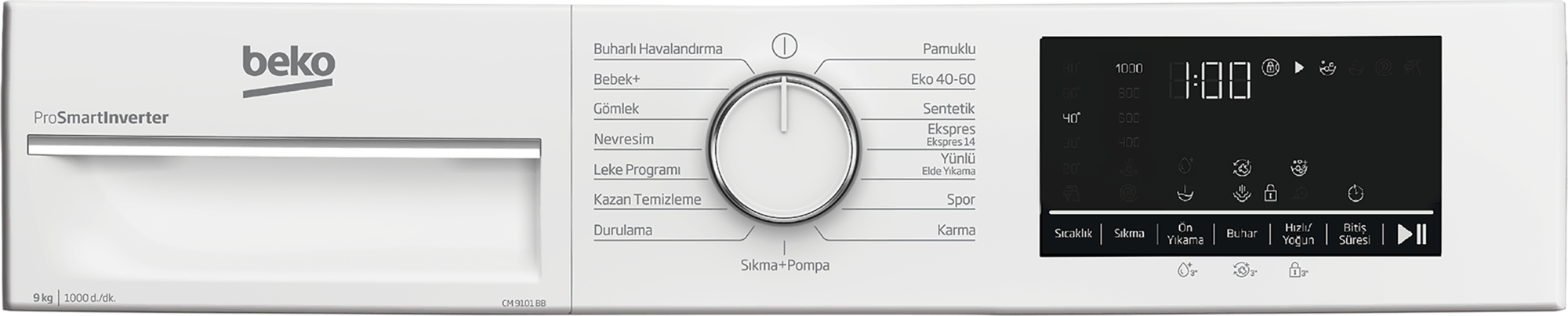 CM 9101 BB Çamaşır Makinesi