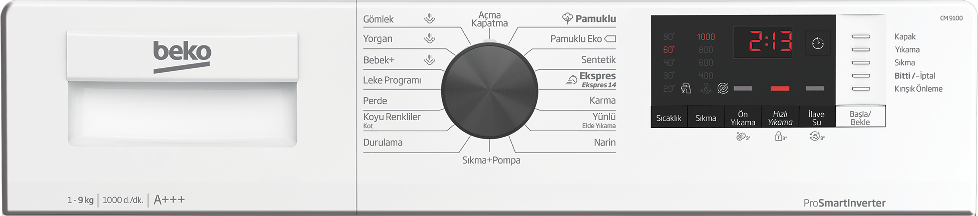 CM 9100 Çamaşır Makinesi