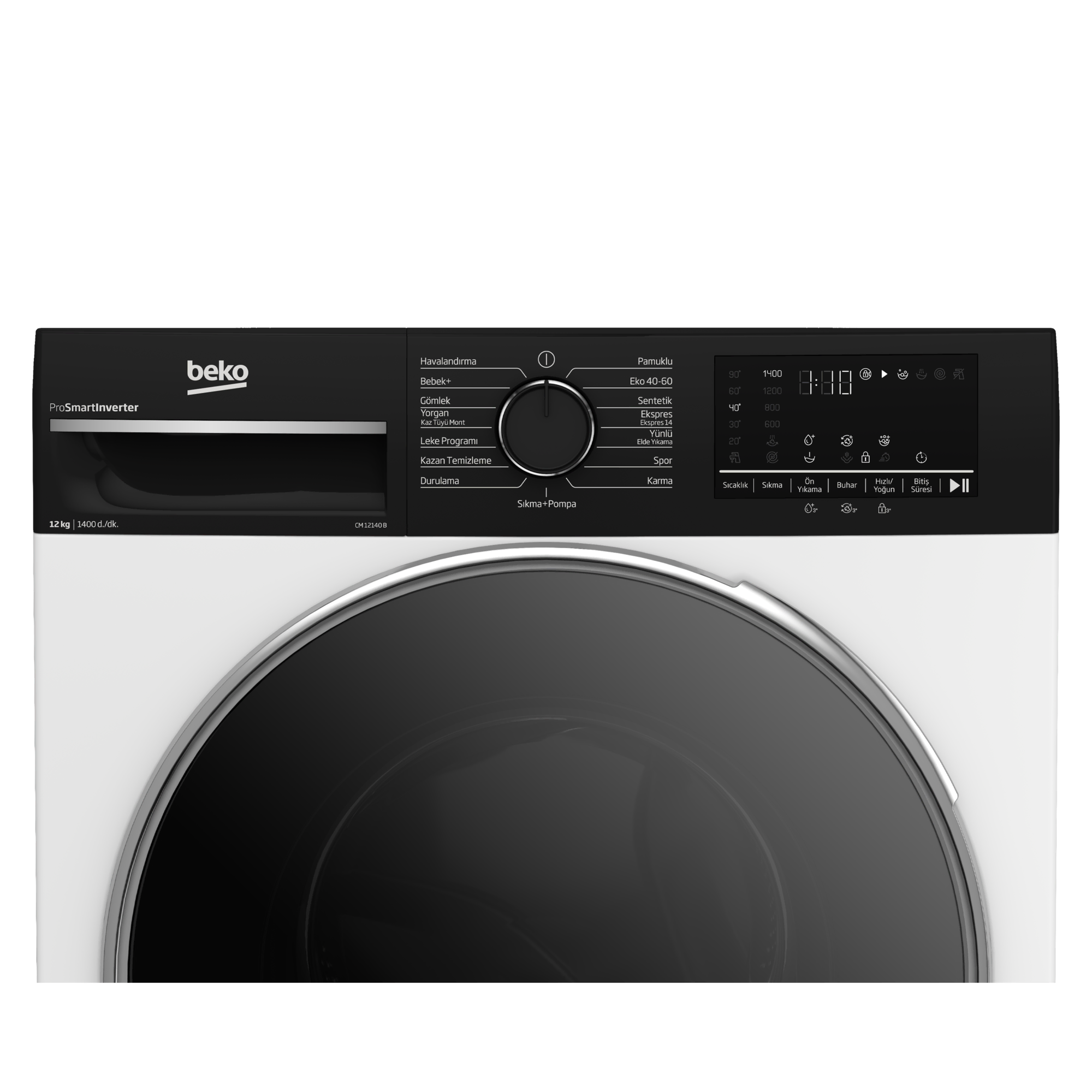 CM 12140 B 12 Kg Çamaşır Makinesi