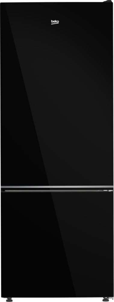 670475 IESC AI  Siyah Cam Yapay Zeka Teknolojili Alttan Donduruculu Buzdolabı