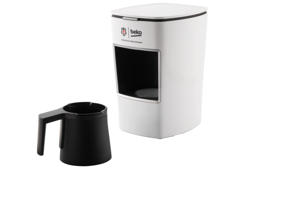 BKK 2300 Mini Keyf Beyaz – BJK Türk Kahve Makinesi