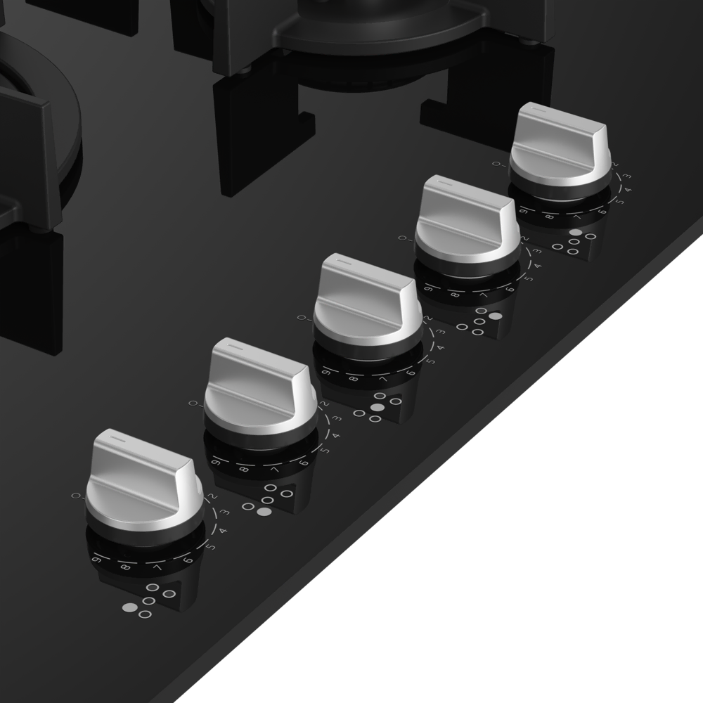 KOCW 75220 DS Gazlı Cam Tablalı Ocak