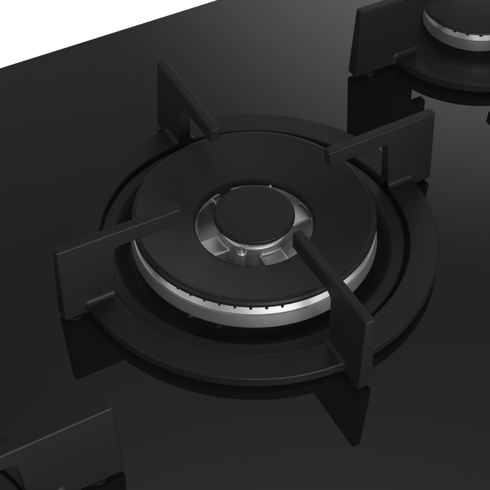 KOCW 75220 DS Gazlı Cam Tablalı Ocak