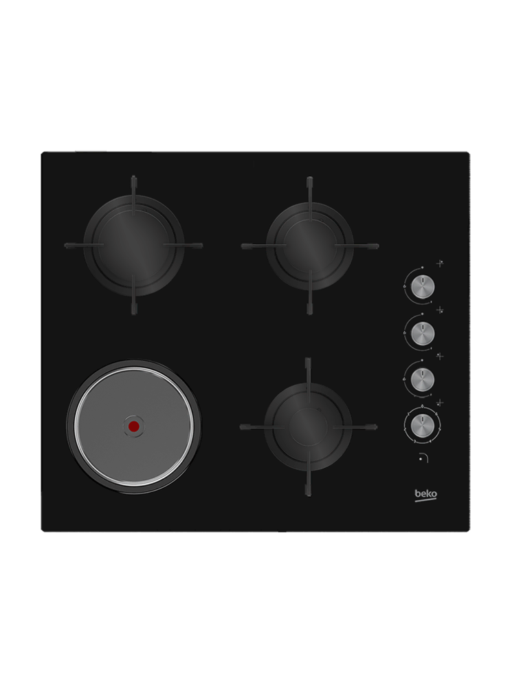 YOCM 64110 DS Gazlı Cam Tablalı Ocak