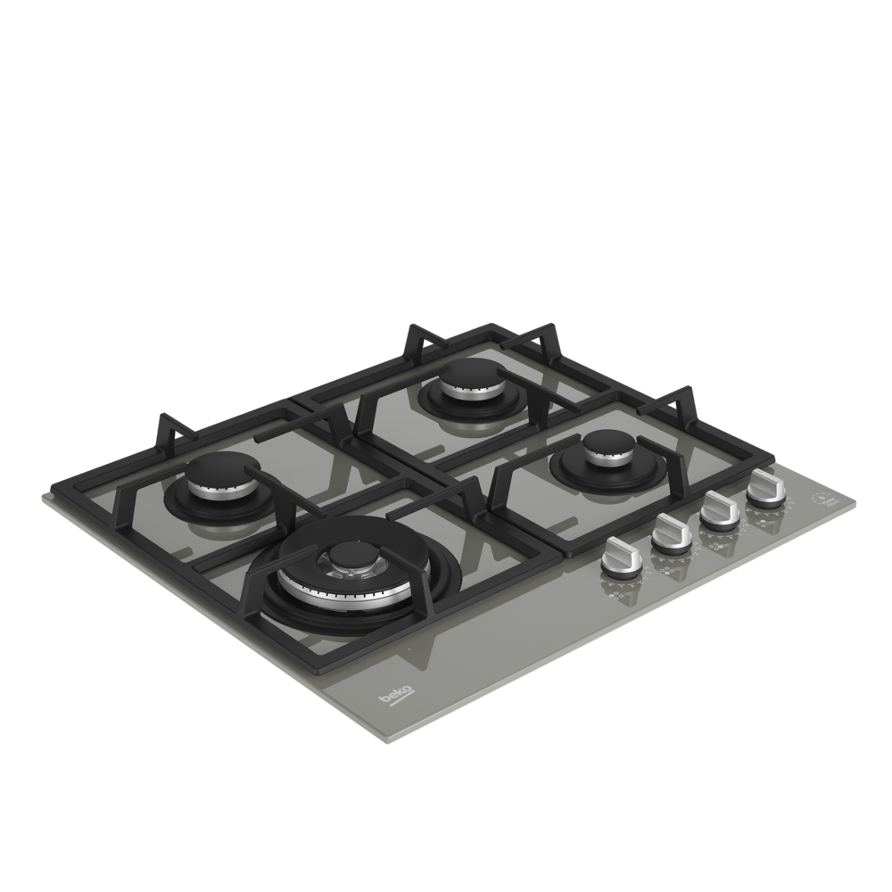 KOCW 64250 DGRI Gazlı Cam Tablalı Ocak