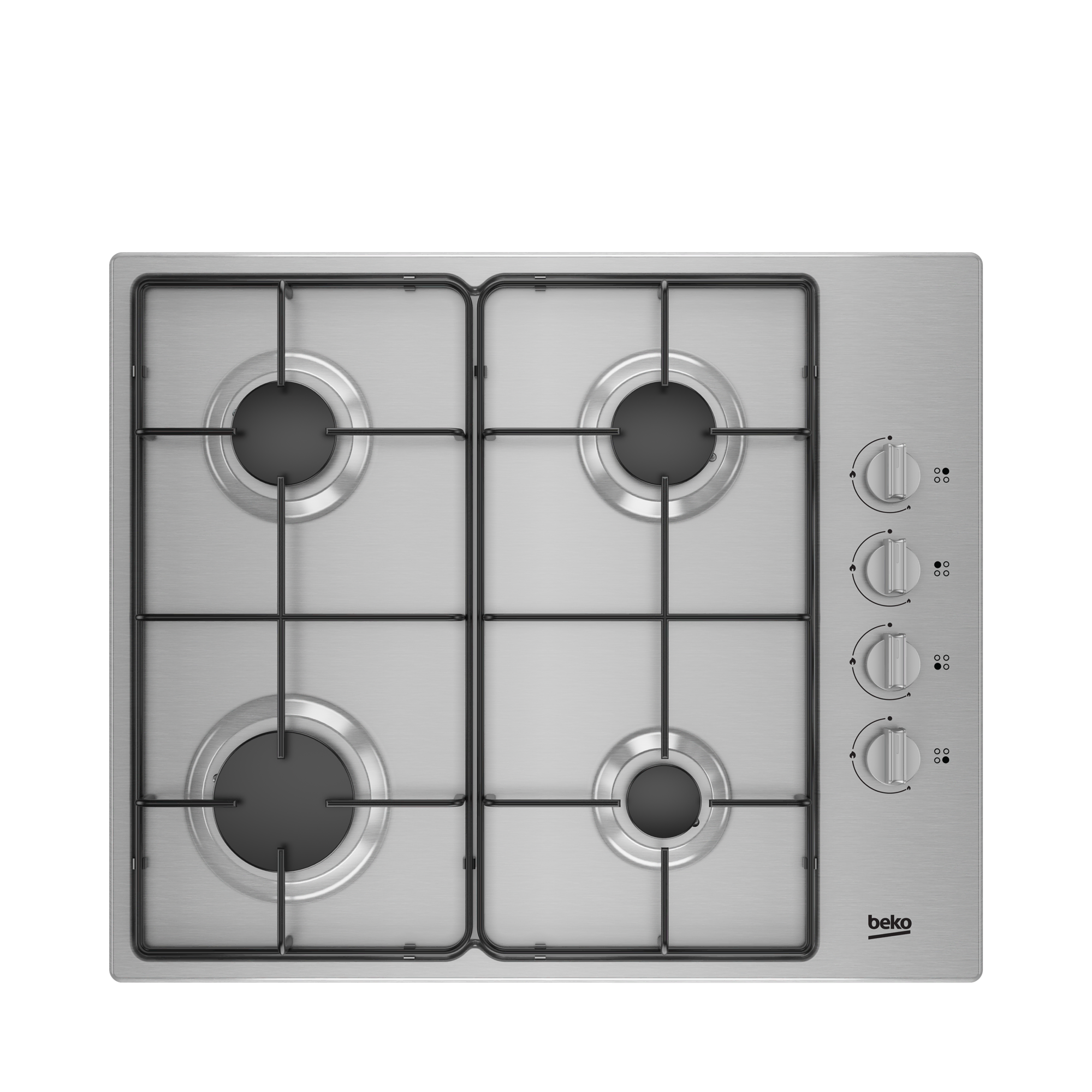 BOML D 6110 EI Gazlı Inoks Metal Tablalı Ocaklar