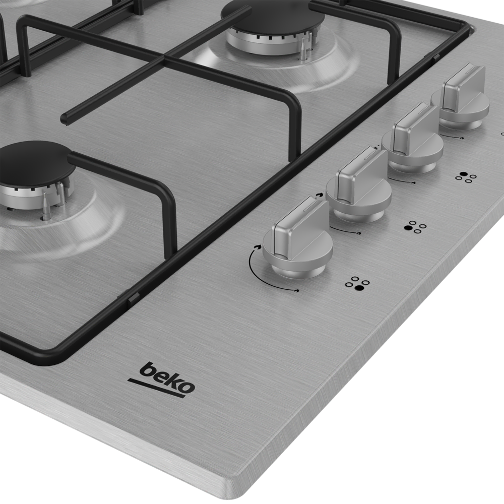 BOML D 6110 EI Gazlı Inoks Metal Tablalı Ocaklar