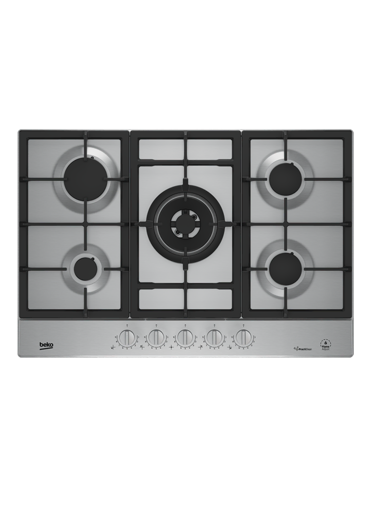KOMW 75250 DI Gazlı Inoks Metal Tablalı Ocaklar