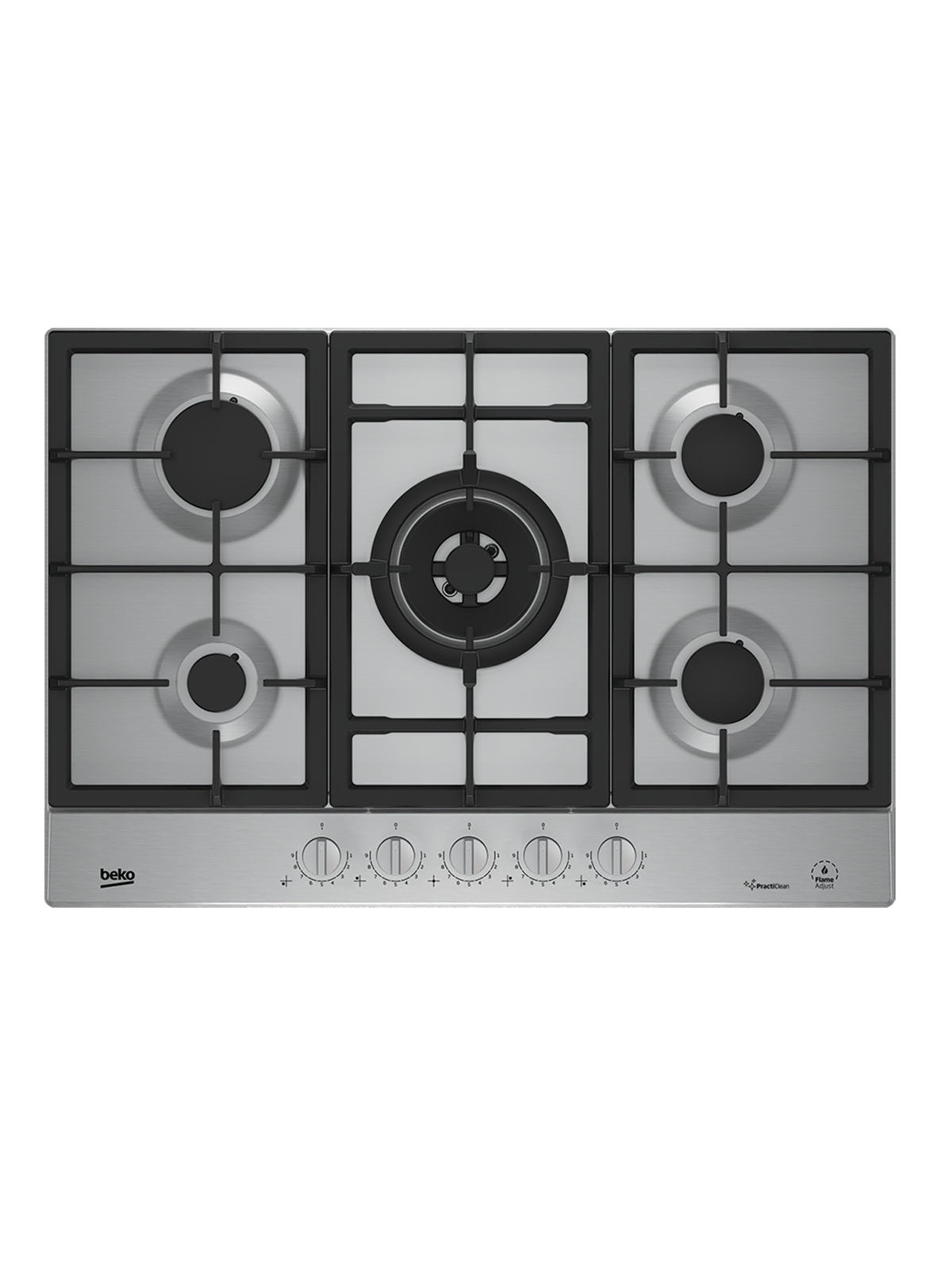 KOMW 75250 DI Gazlı Inoks Metal Tablalı Ocaklar