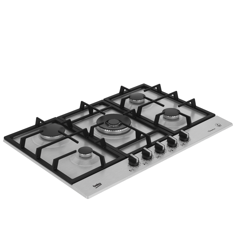 BOMD D 7520 DWKI Gazlı Inoks Metal Tablalı Ocaklar