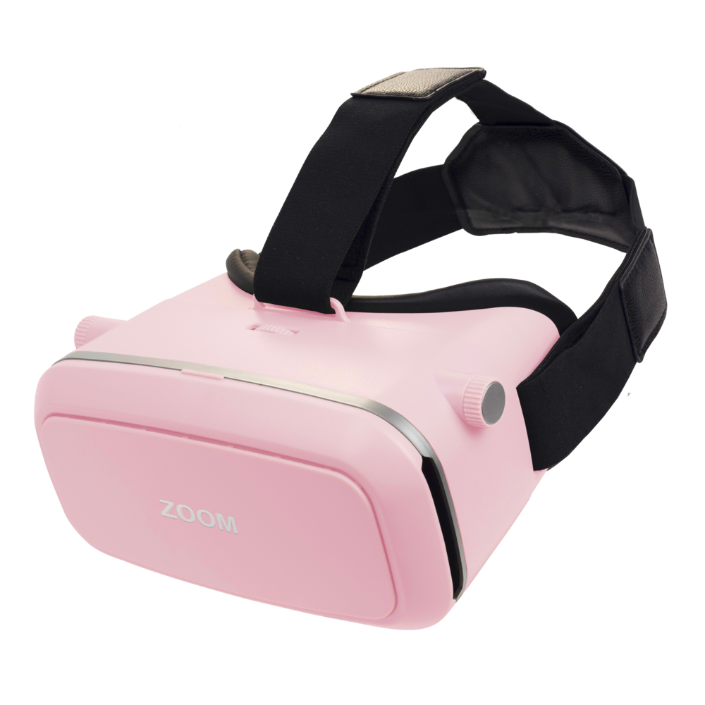 ZOOM Virtual Reality Headset Pembe VR Gözlük