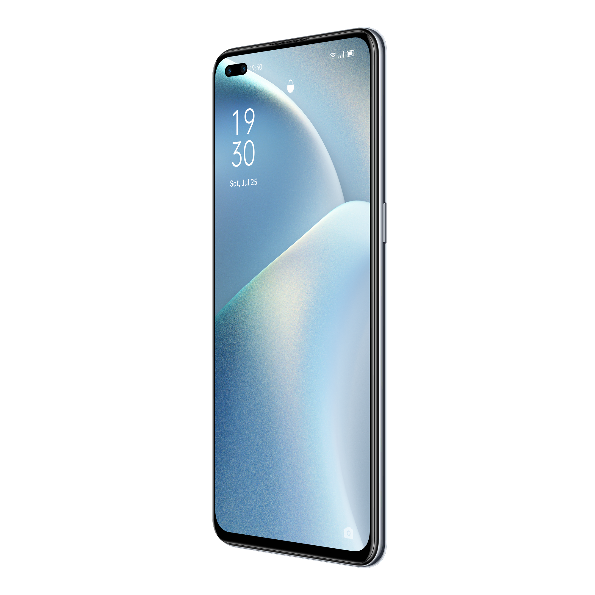 Oppo Reno4 Lite Metalik Beyaz 