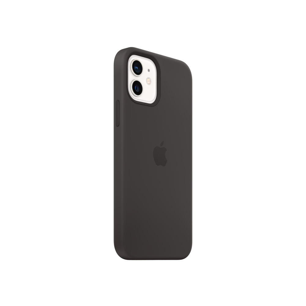 iPhone 12/12 Pro Silikon Kılıf Siyah Telefon Kılıfı