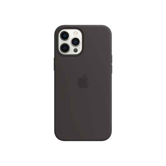 iPhone 12 Pro Max Silikon Kılıf Siyah Cep Telefonu Aksesuarları