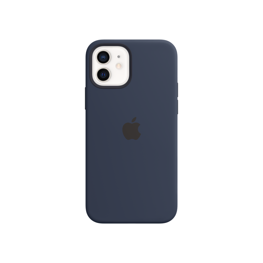 iPhone 12/12 Pro Silikon Kılıf Lacivert Telefon Kılıfı