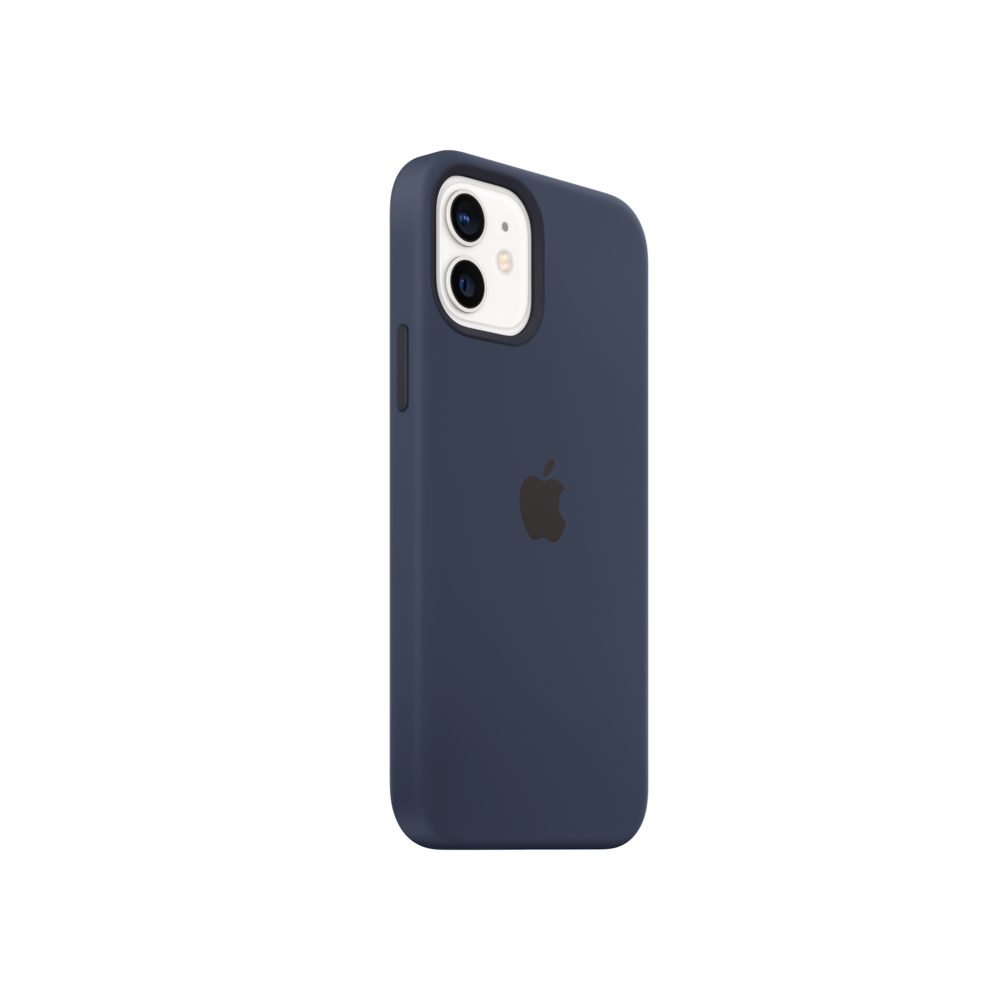 iPhone 12/12 Pro Silikon Kılıf Lacivert Telefon Kılıfı