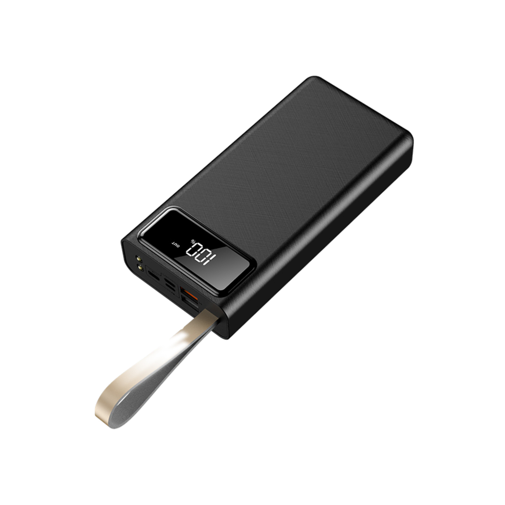 Robor R730+ Powerbank 30.000 mAh Siyah Cep Telefonu Aksesuarları