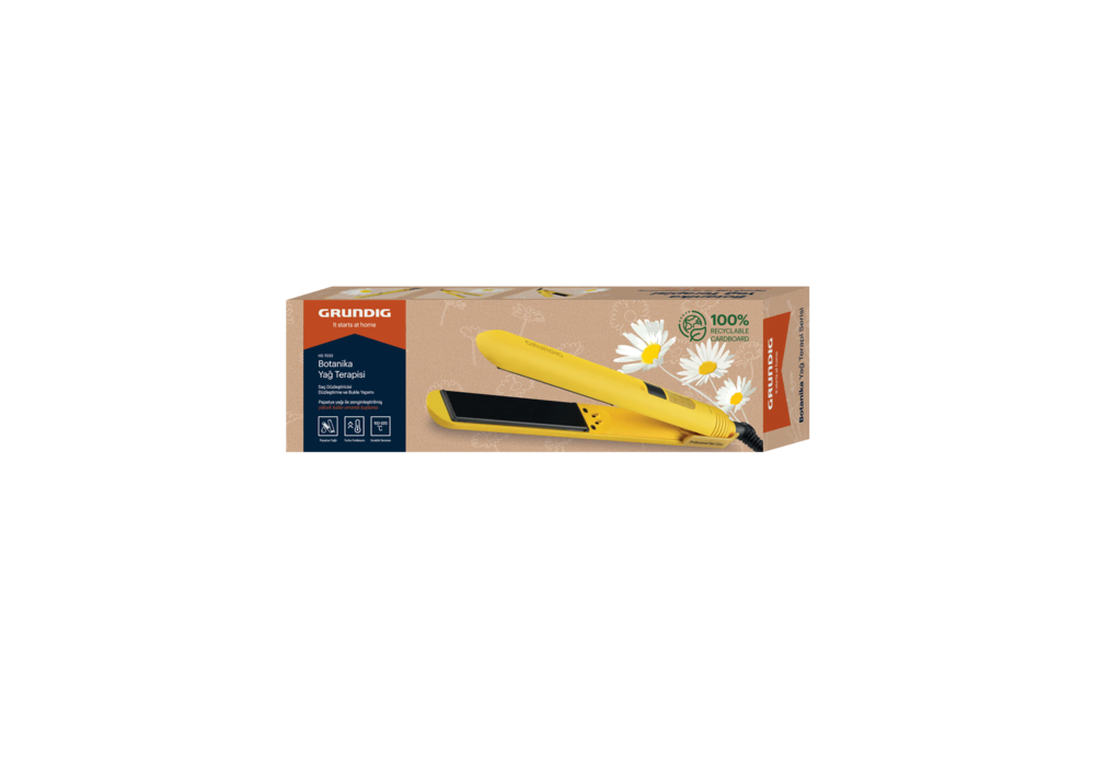 HS 7033 Botanika Papatya Yağ Terapisi Saç Düzleştirici