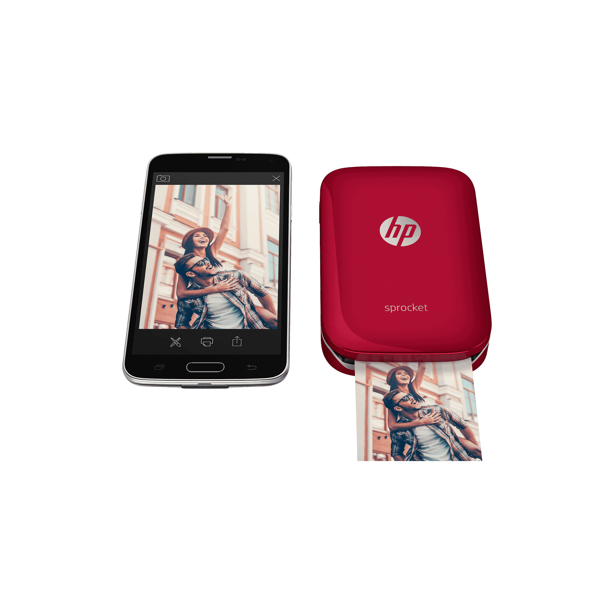 HP Sprocket Foto Yazıcı Kırmızı Fotoğraf Yazıcıları