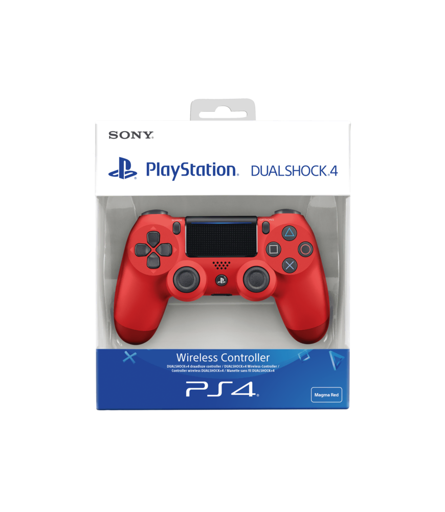 PS4 Dualshock Cont Magma Red v2 Oyun Konsolu Aksesuarları