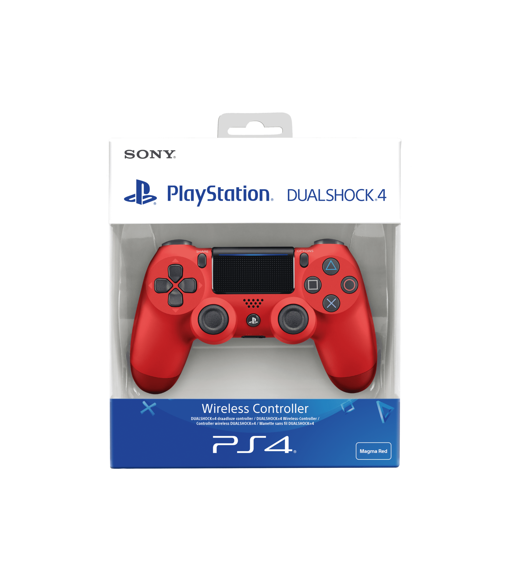 PS4 Dualshock Cont Magma Red v2 Oyun Konsolu Aksesuarları