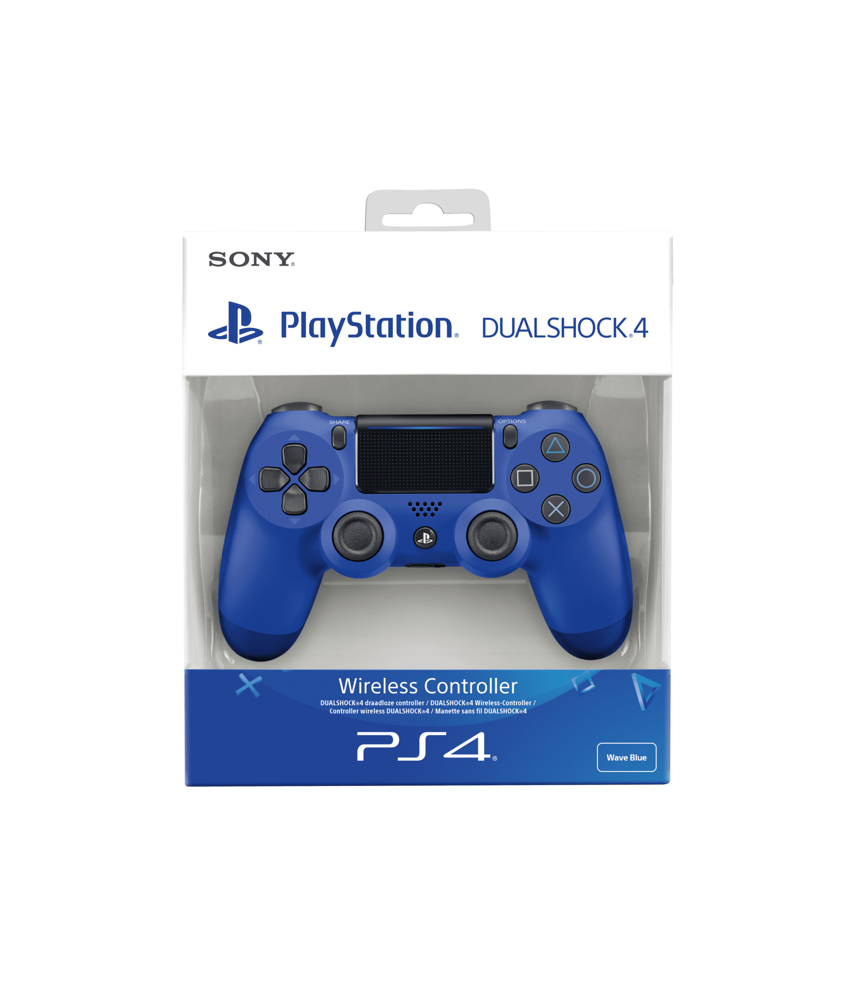 PS4 Dualshock Cont Wave Blue v2 Oyun Konsolu Aksesuarları