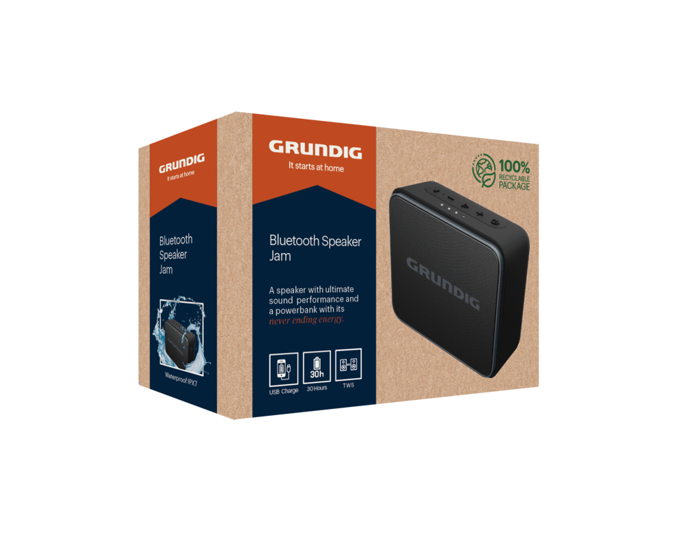 Grundig Jam BT Hoparlör Siyah Hoparlör