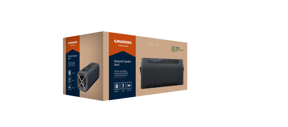 Grundig Band BT Hoparlör Siyah Hoparlör