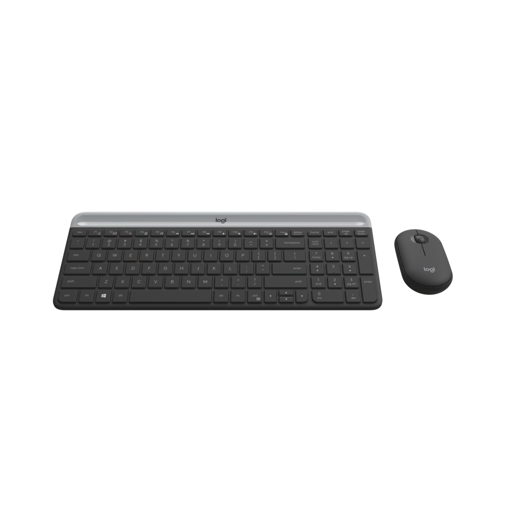 Logitech MK470 W Klavye+Mouse set Siyah 