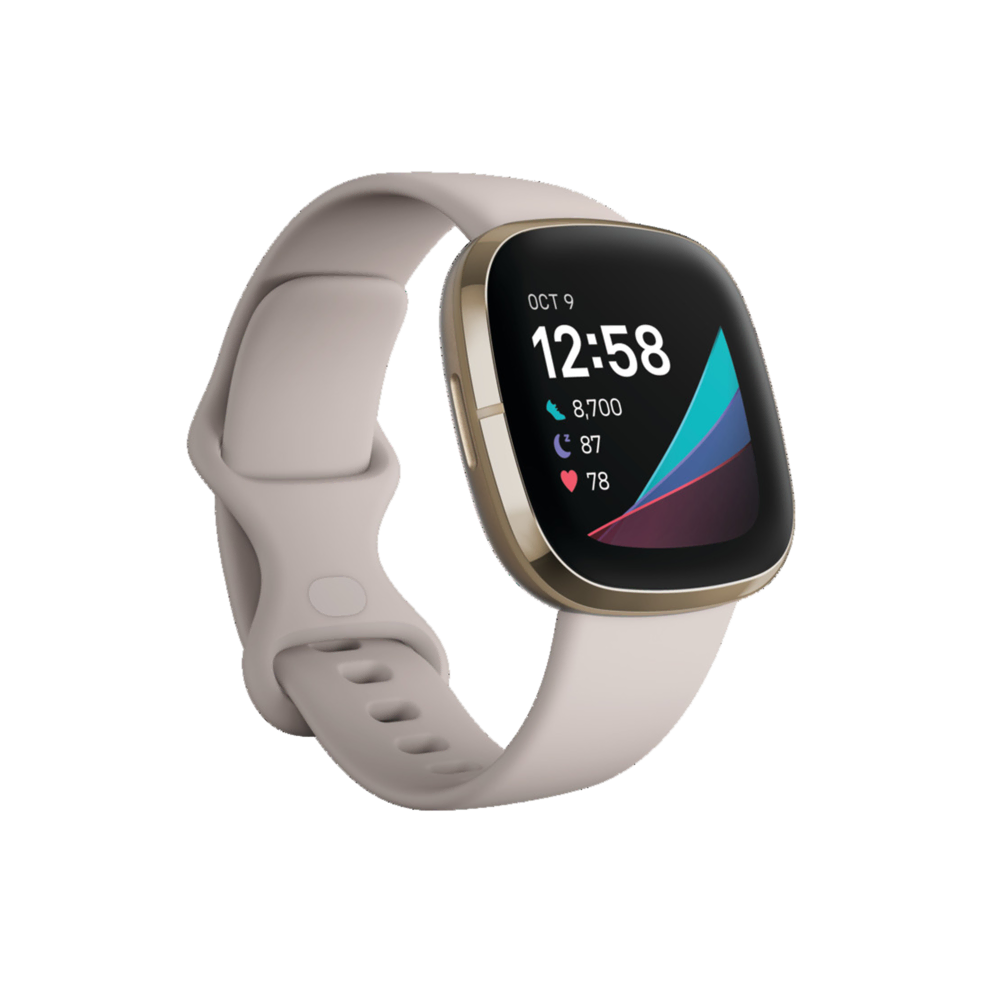 FITBIT Sense - Ay Beyazı/Altın Akıllı Saat
