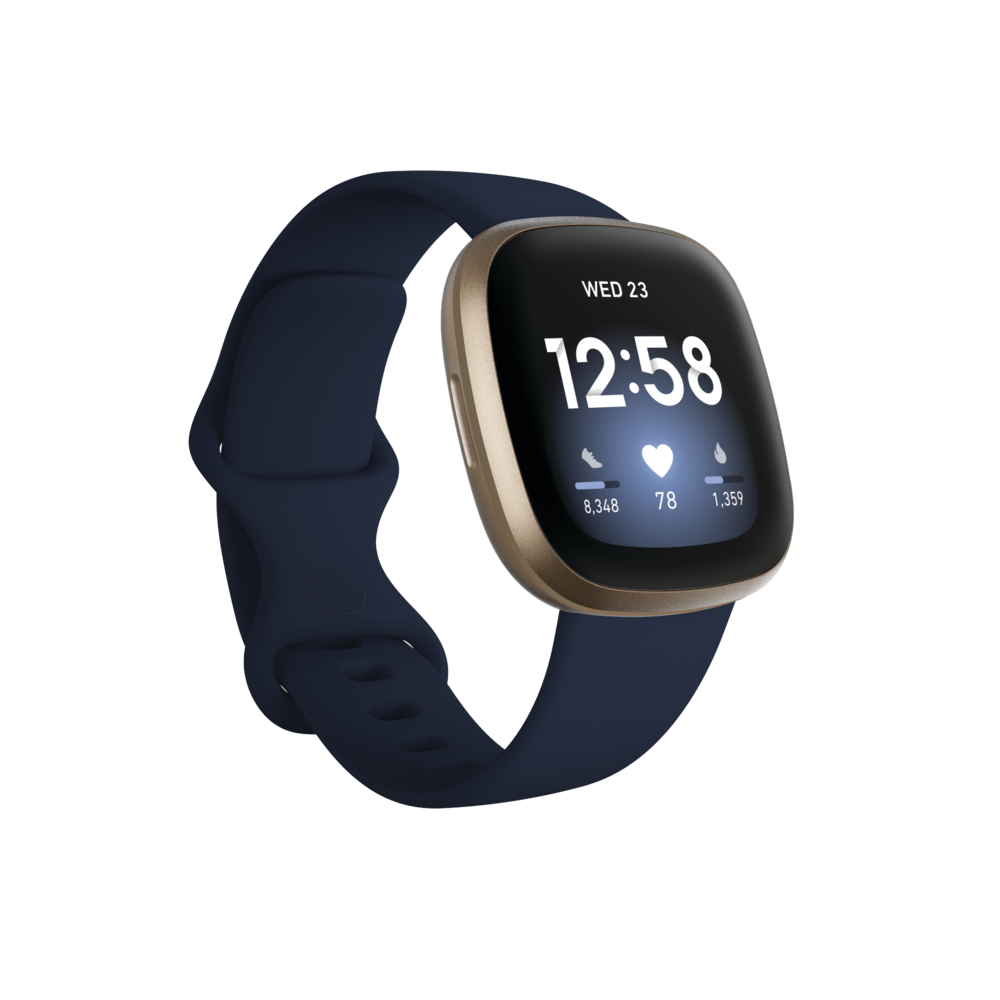 FITBIT Versa 3 - Gece Mavisi/Altın Akıllı Saat