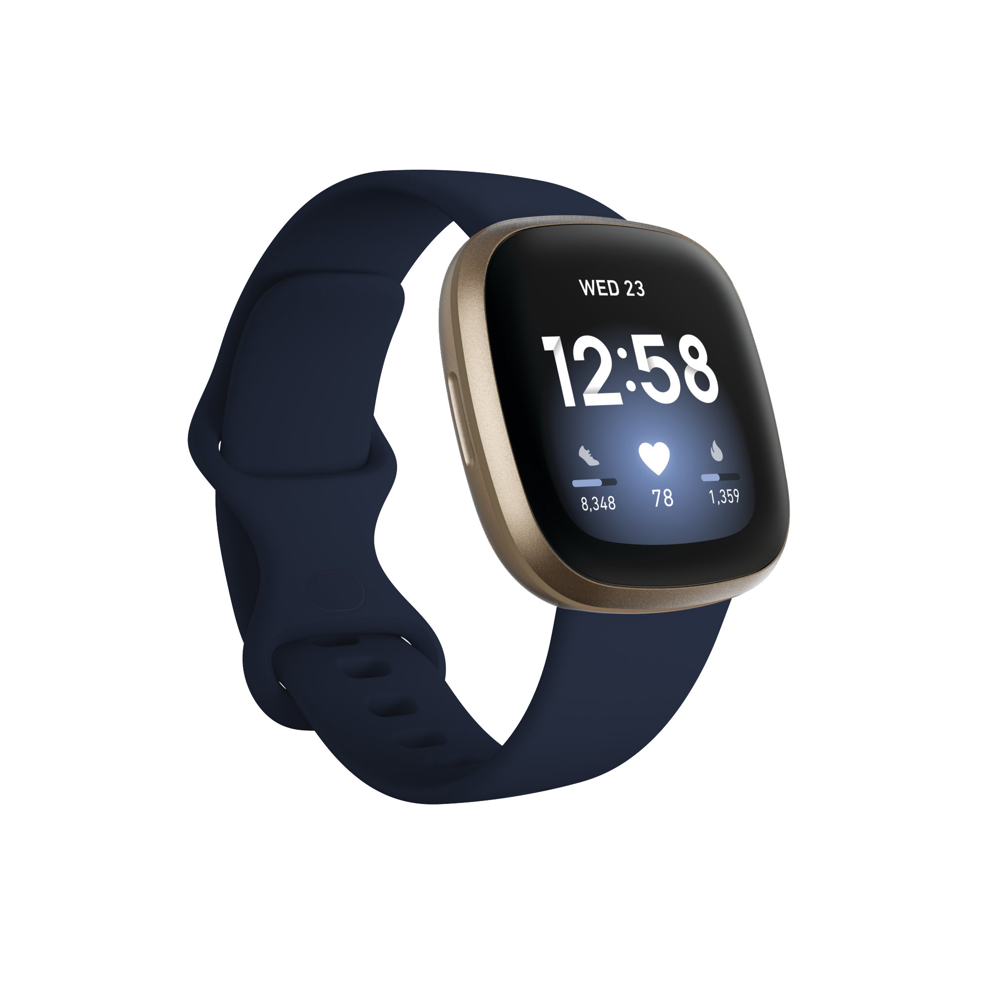 FITBIT Versa 3 - Gece Mavisi/Altın Akıllı Saat