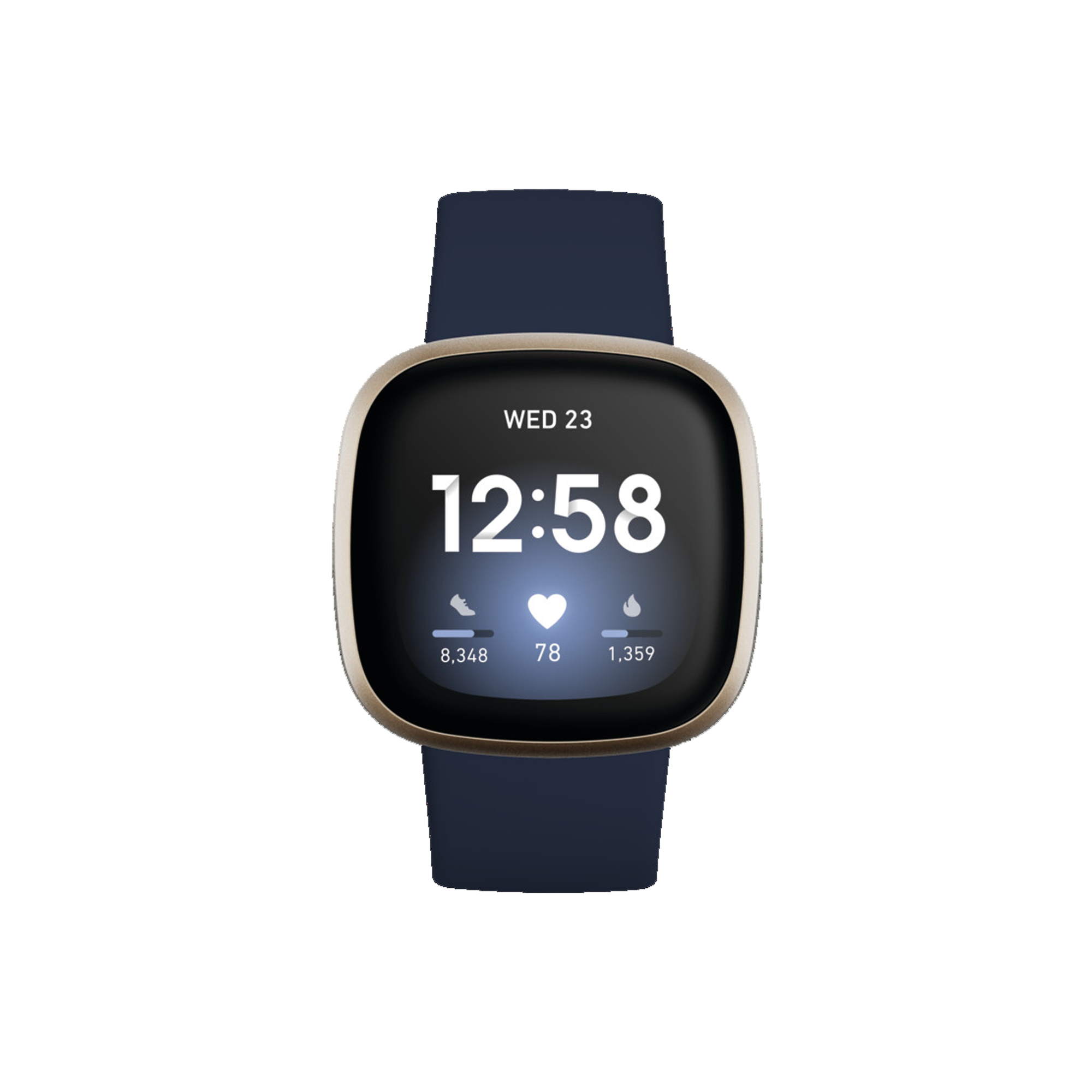 FITBIT Versa 3 - Gece Mavisi/Altın Akıllı Saat