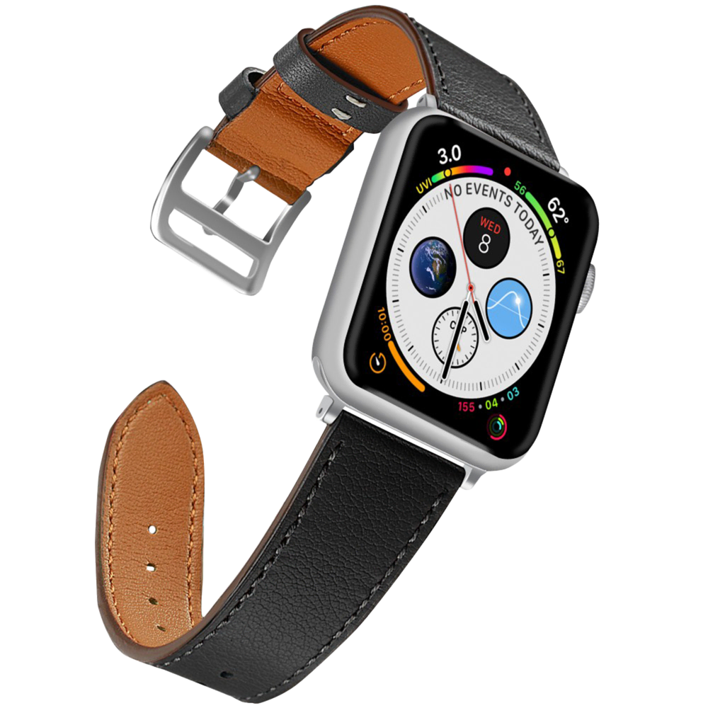 NAZTECH 38-40 MM DERI KAYIŞ SIYAH Cep Telefonu Aksesuarları