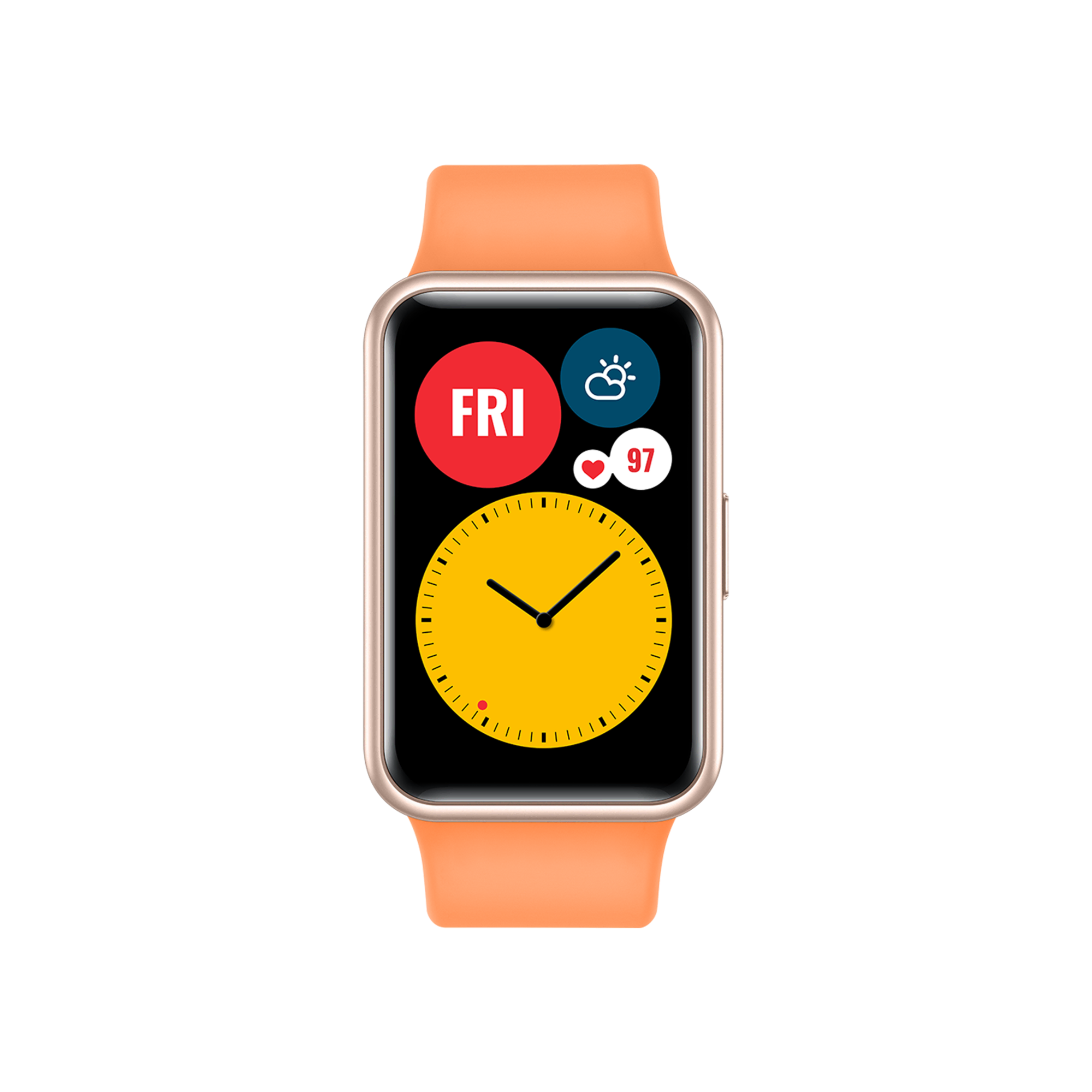 New Huawei Watch Fit Stia-B09 Orange Akıllı Saat