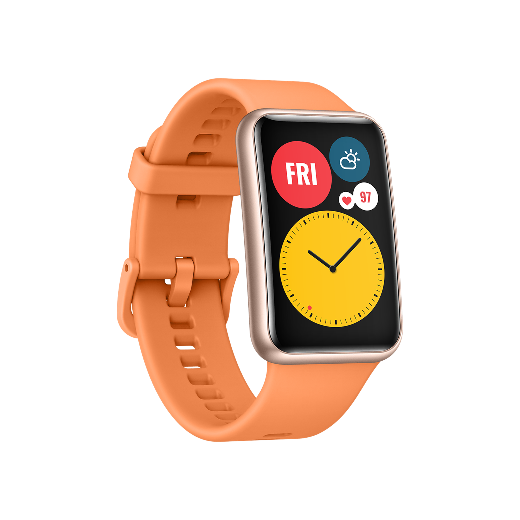 New Huawei Watch Fit Stia-B09 Orange Akıllı Saat