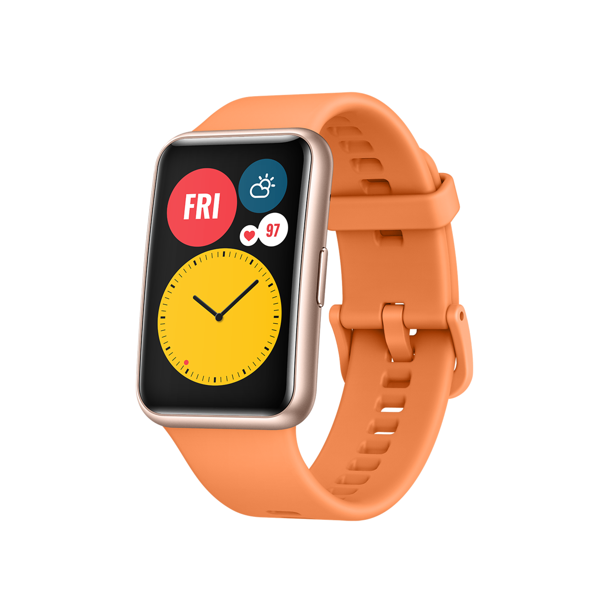 New Huawei Watch Fit Stia-B09 Orange Akıllı Saat