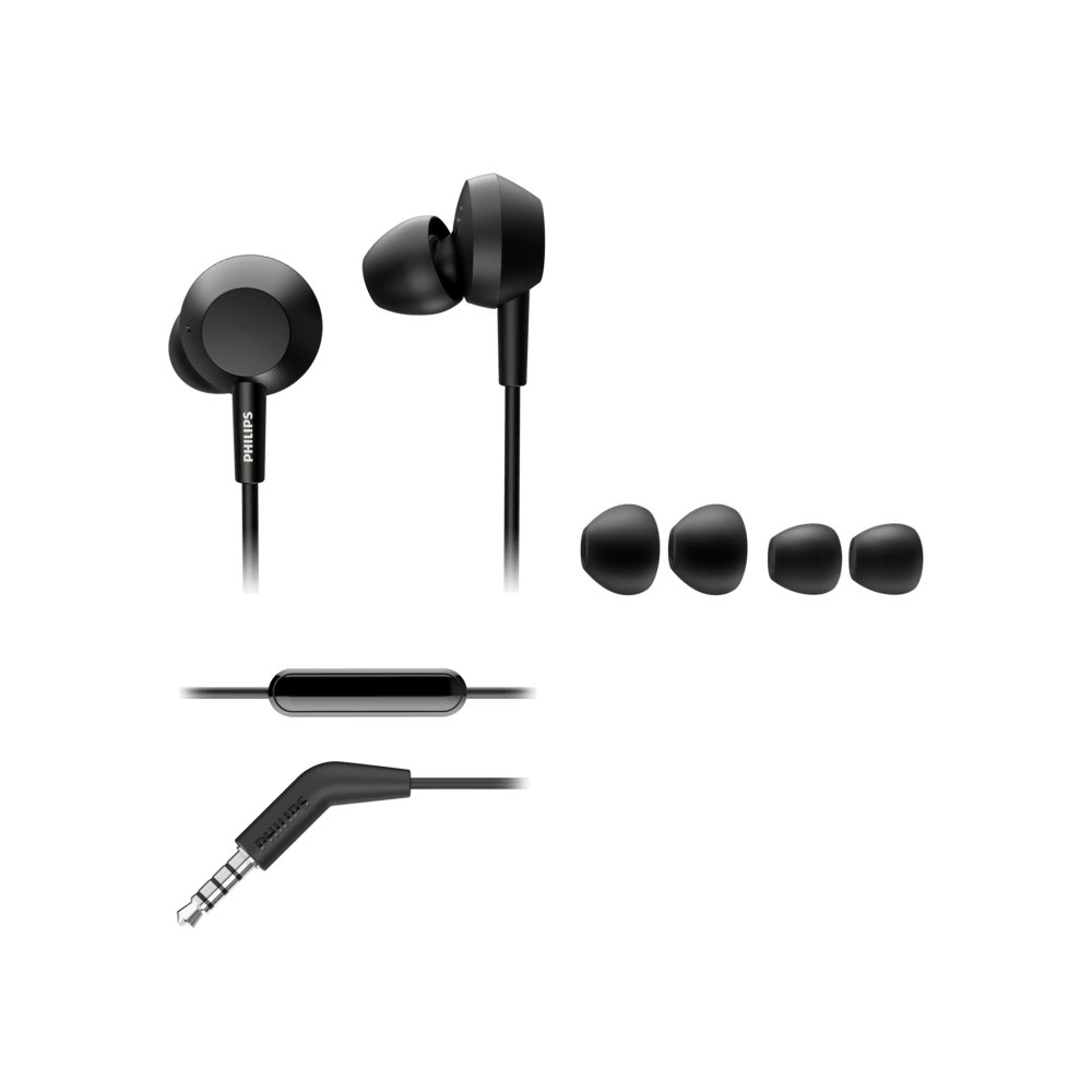 TAE4105BK/00 Mikrofonlu k.içi kulaklık Kulaklık