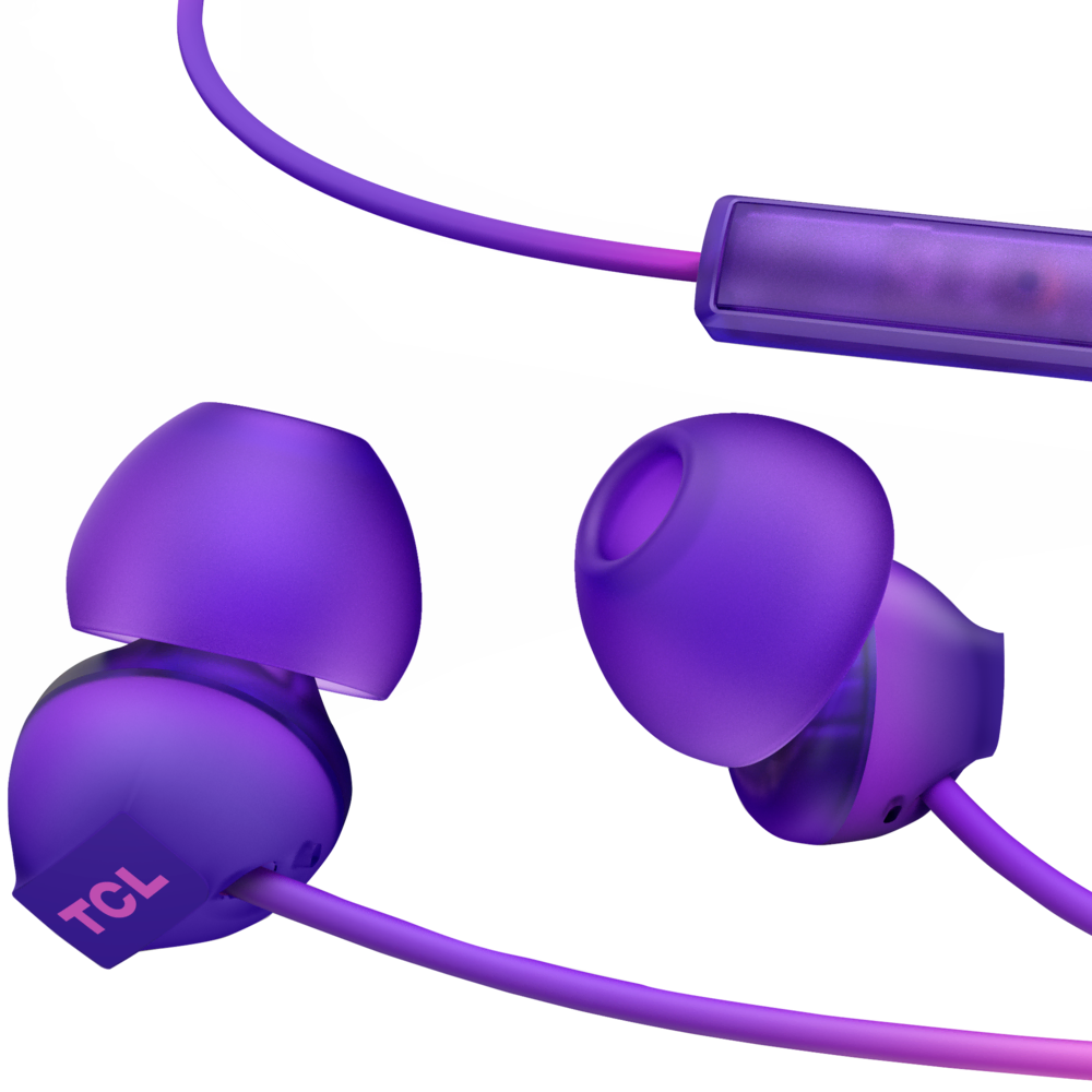 TCL SOCL300 KULAK İÇİ K., KABLOLU, MOR Kulaklık