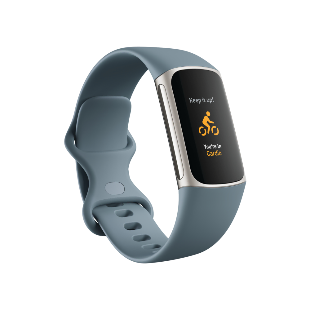 FITBIT Charge 5 - Çelik Mavi/Platin Akıllı Bileklik