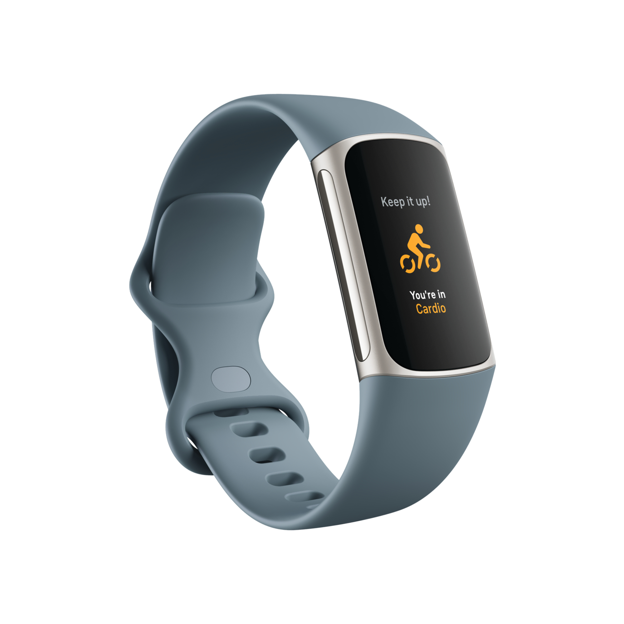 FITBIT Charge 5 - Çelik Mavi/Platin Akıllı Bileklik